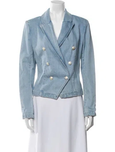Pre-owned L'agence Denim Jacket In Blue