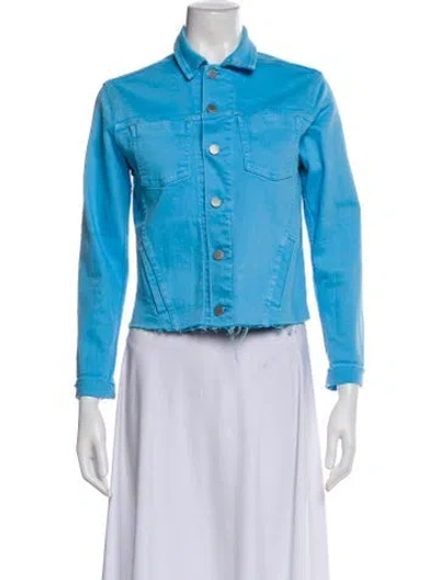 Pre-owned L'agence Denim Jacket In Blue