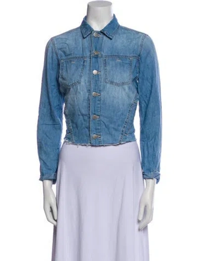 Pre-owned L'agence Denim Jacket In Blue