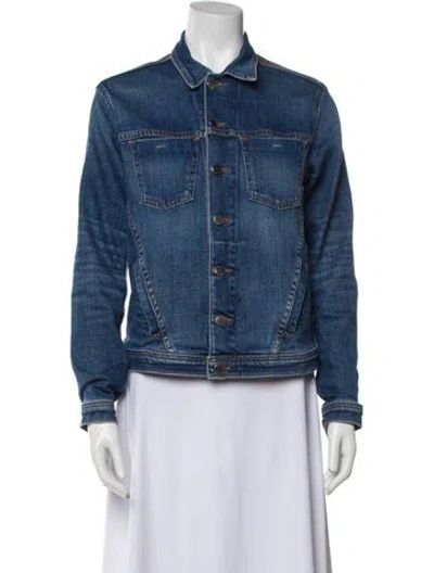 Pre-owned L'agence Denim Jacket In Blue