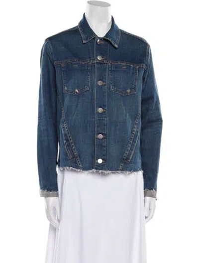Pre-owned L'agence Denim Jacket In Blue