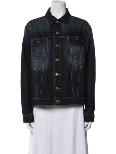 Pre-owned L'agence Denim Jacket In Blue