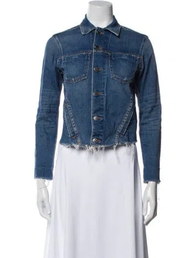 Pre-owned L'agence Denim Jacket In Blue
