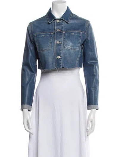 Pre-owned L'agence Denim Jacket In Blue