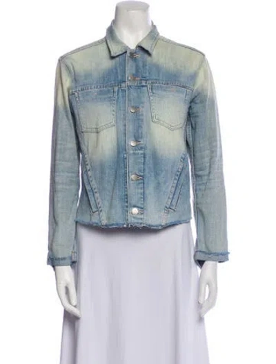 Pre-owned L'agence Denim Jacket In Blue