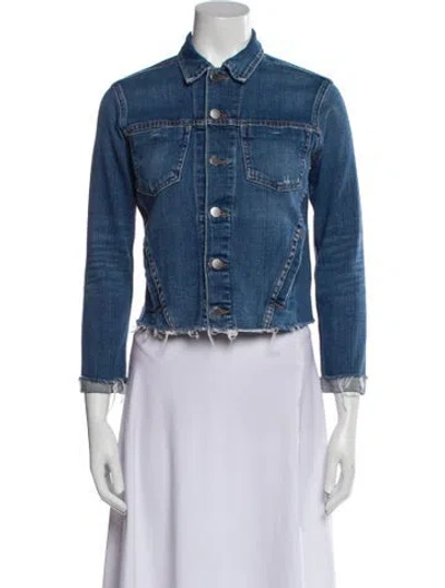 Pre-owned L'agence Denim Jacket In Blue