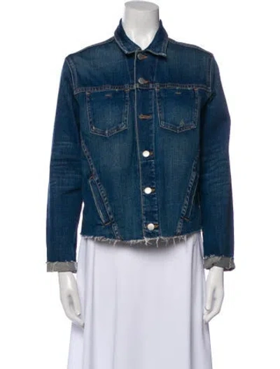 Pre-owned L'agence Denim Jacket In Blue