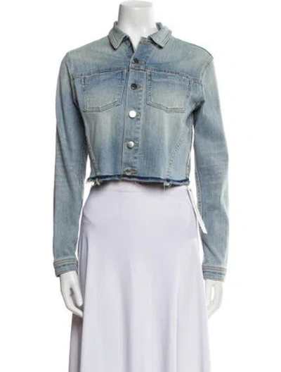 Pre-owned L'agence Denim Jacket In Blue