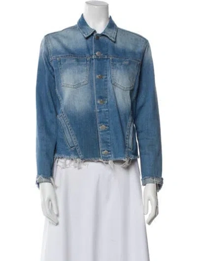 Pre-owned L'agence Denim Jacket In Blue