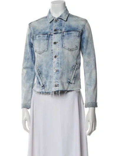 Pre-owned L'agence Denim Jacket In Blue