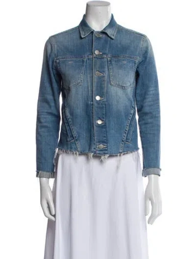 Pre-owned L'agence Denim Jacket In Blue