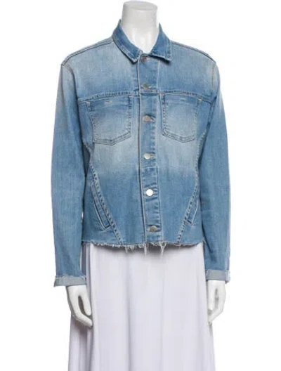 Pre-owned L'agence Denim Jacket In Blue