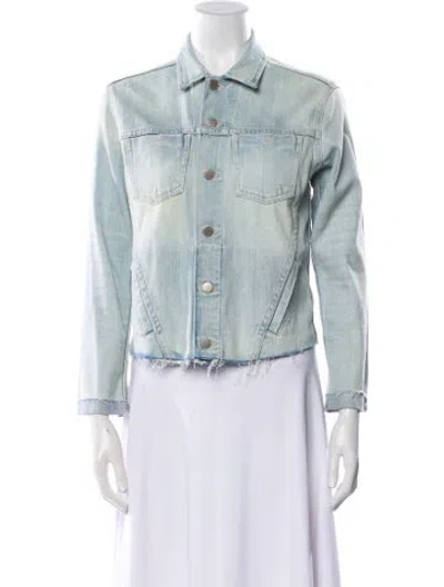 Pre-owned L'agence Denim Jacket In Blue