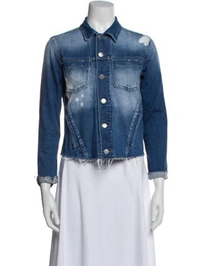 Pre-owned L'agence Denim Jacket In Blue