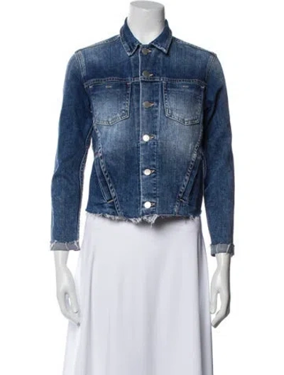 Pre-owned L'agence Denim Jacket In Blue