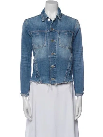 Pre-owned L'agence Denim Jacket In Blue