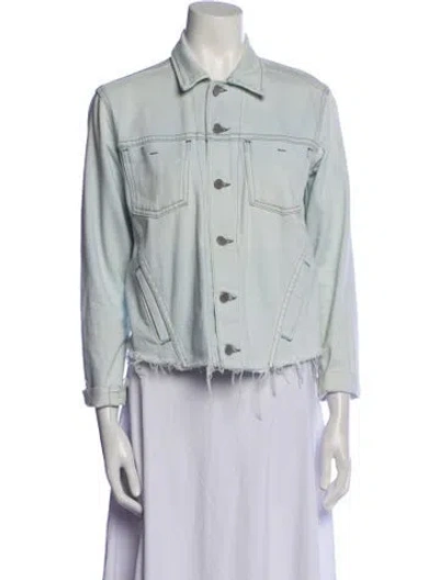 Pre-owned L'agence Denim Jacket In Blue