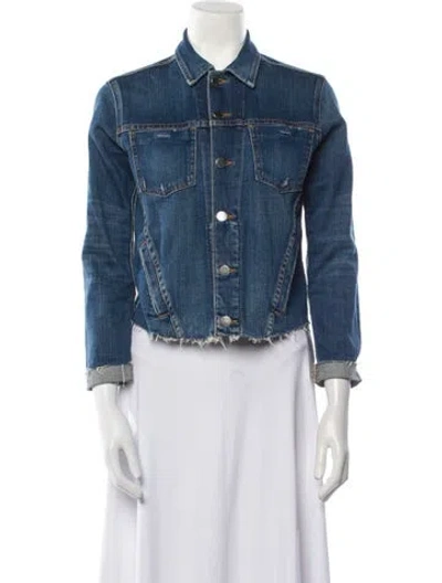 Pre-owned L'agence Denim Jacket In Blue