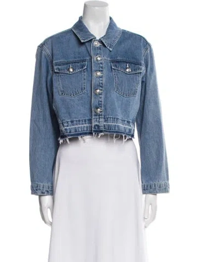 Pre-owned L'agence Denim Jacket In Blue