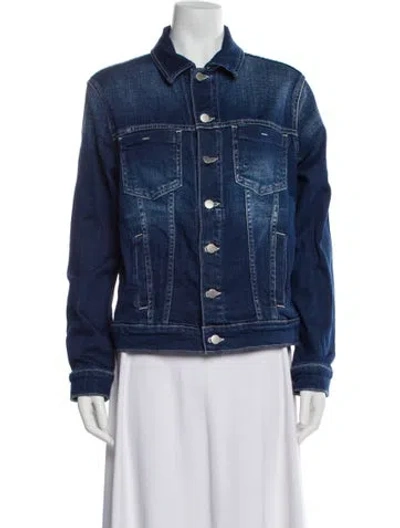 Pre-owned L'agence Denim Jacket In Blue