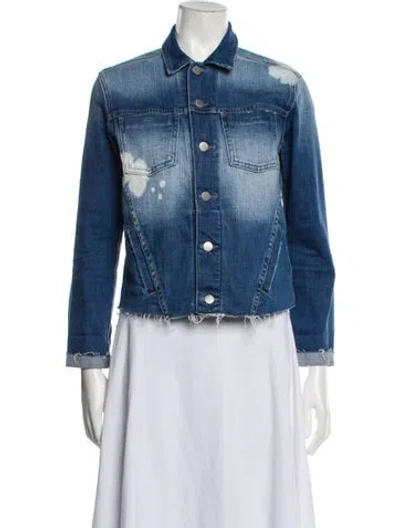 Pre-owned L'agence Denim Jacket In Blue