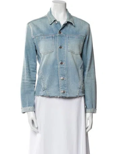 Pre-owned L'agence Denim Jacket In Blue
