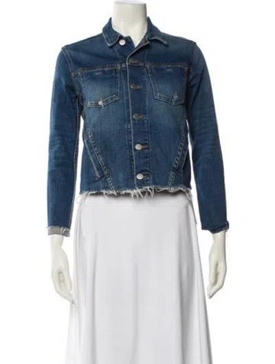 Pre-owned L'agence Denim Jacket In Blue