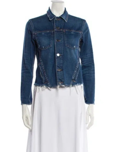 Pre-owned L'agence Denim Jacket In Blue