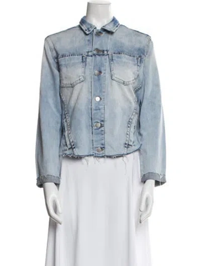 Pre-owned L'agence Denim Jacket In Blue