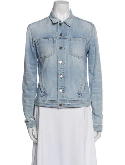 Pre-owned L'agence Denim Jacket In Blue