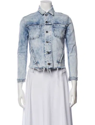 Pre-owned L'agence Denim Jacket In Blue