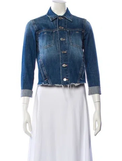 Pre-owned L'agence Denim Jacket In Blue