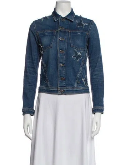 Pre-owned L'agence Denim Jacket In Blue