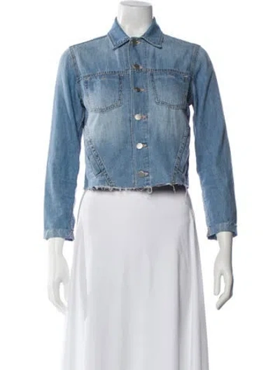 Pre-owned L'agence Denim Jacket In Blue