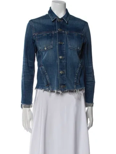 Pre-owned L'agence Denim Jacket In Blue