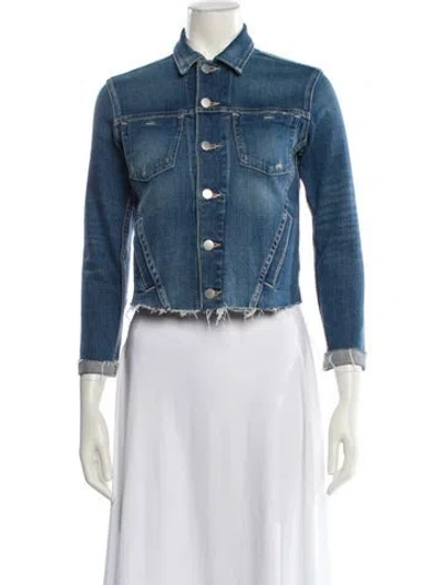 Pre-owned L'agence Denim Jacket In Blue
