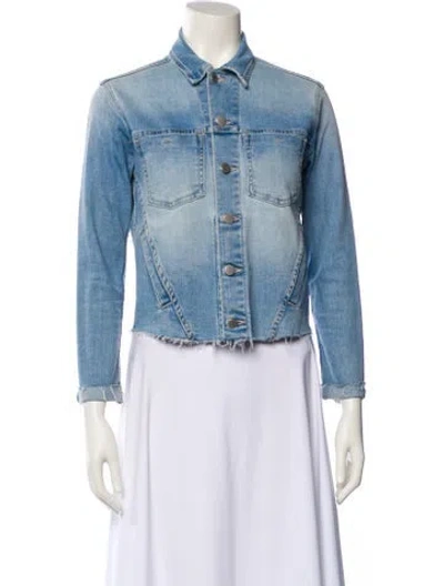 Pre-owned L'agence Denim Jacket In Blue