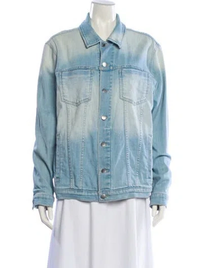 Pre-owned L'agence Denim Jacket In Blue