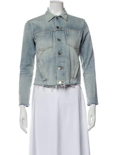 Pre-owned L'agence Denim Jacket In Blue