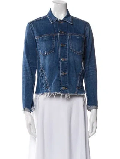 Pre-owned L'agence Denim Jacket In Blue