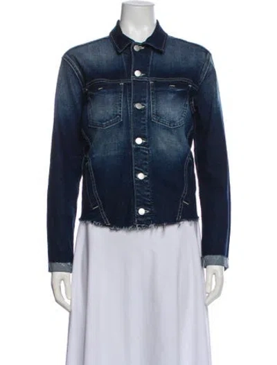 Pre-owned L'agence Denim Jacket In Blue