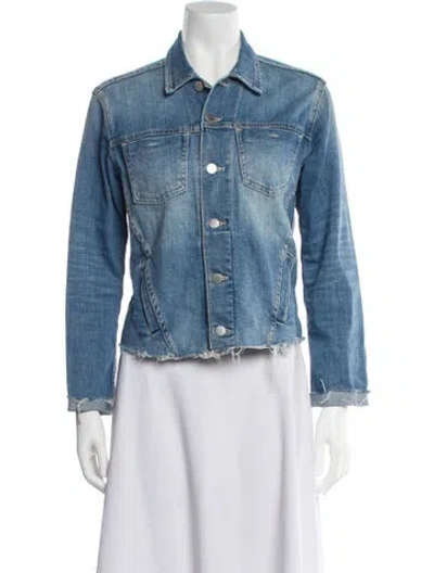Pre-owned L'agence Denim Jacket In Blue