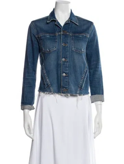 Pre-owned L'agence Denim Jacket In Blue