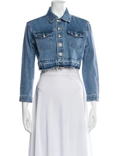 Pre-owned L'agence Denim Jacket In Blue