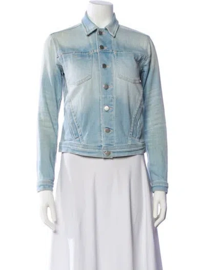 Pre-owned L'agence Denim Jacket In Blue