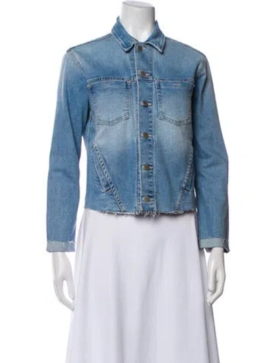 Pre-owned L'agence Denim Jacket In Blue