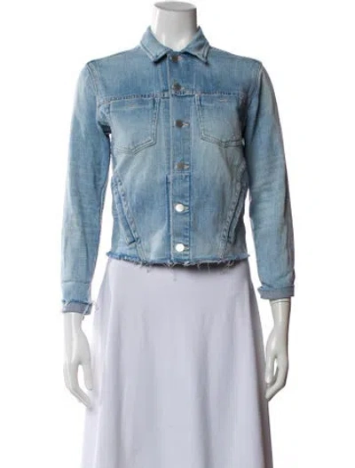 Pre-owned L'agence Denim Jacket In Blue