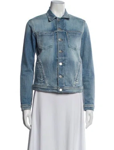 Pre-owned L'agence Denim Jacket In Blue