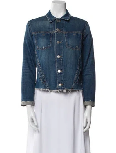 Pre-owned L'agence Denim Jacket In Blue