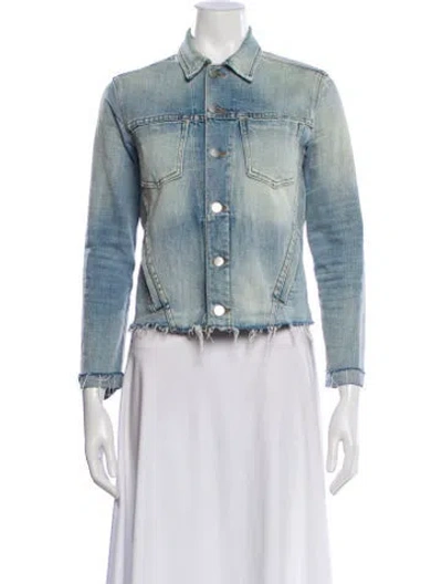 Pre-owned L'agence Denim Jacket In Blue